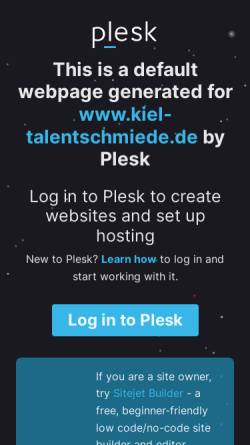 Vorschau der mobilen Webseite www.kiel-talentschmiede.de, Talentschmiede Kiel