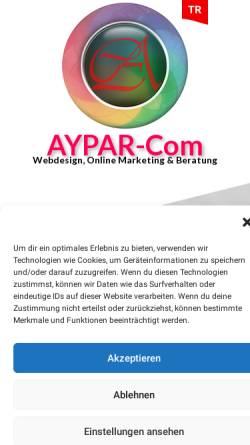 Vorschau der mobilen Webseite www.aypar.com, Aypar Com