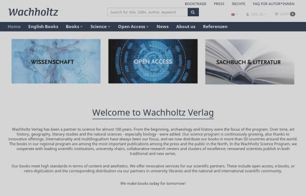 Vorschau von www.wachholtz-verlag.de, Wachholtz Verlag GmbH