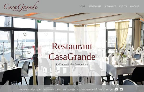 Vorschau von www.ristorante-casagrande.de, Casa Grande