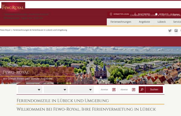 Vorschau von www.fewo-royal.de, Fewo Royal