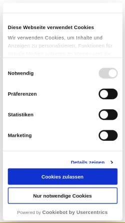 Vorschau der mobilen Webseite www.pro-denta.de, Prodenta Zahntechnik GmbH