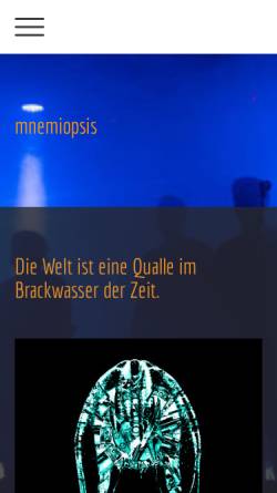Vorschau der mobilen Webseite www.mnemiopsis.de, Mnemiopsis