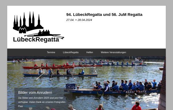 Vorschau von www.luebeckregatta.de, Lübecker Regatta-Verein e.V.