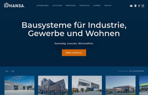 Vorschau von www.montagebauhansa.de, Montagebau Hansa GmbH