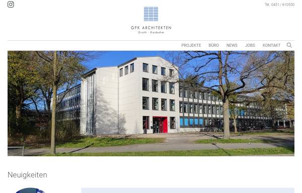 Vorschau von www.gpk-architekten.de, GPK Architekten GmbH