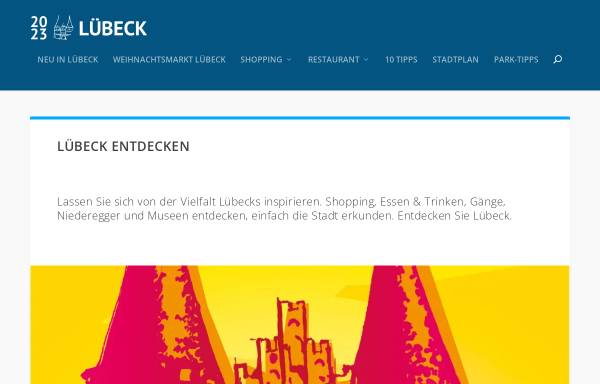 Vorschau von www.luebeck-info.de, Einkaufen in Lübeck
