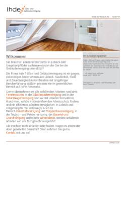 Vorschau der mobilen Webseite www.ihdegg.de, Ihde Glas- und Gebäudereinigung