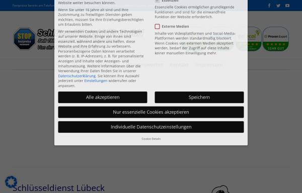 Vorschau von www.schluesseldienst-luebeck-umgebung.de, Schlüsseldienst HIS GmbH