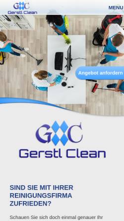 Vorschau der mobilen Webseite www.gerstl-clean.de, Gerstl Clean