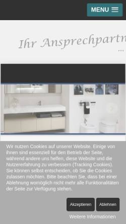 Vorschau der mobilen Webseite www.obus-sanitaer.de, Obus Otto Blunck + Sohn