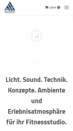 Vorschau der mobilen Webseite aschenbach.com, Aschenbach Audio Team GmbH & Co. KG