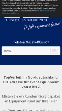 Vorschau der mobilen Webseite www.no-events.de, Nord-Ostsee Events