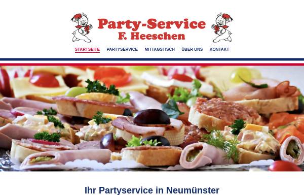 Vorschau von www.partyservice-heeschen.de, Partyservice und Fleischerei Heeschen