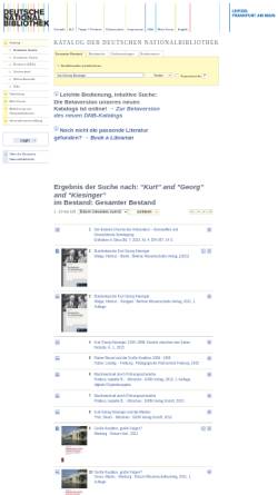 Vorschau der mobilen Webseite portal.dnb.de, Online-Katalog der Deutschen National Bibliothek