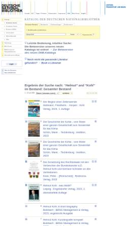 Vorschau der mobilen Webseite portal.dnb.de, Katalog der Deutschen Nationalbibliothek
