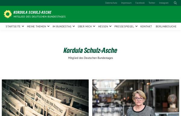 Vorschau von www.schulz-asche.de, Schulz-Asche, Kordula (MdB)