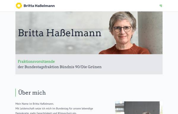 Vorschau von www.britta-hasselmann.de, Haßelmann, Britta (MdB)