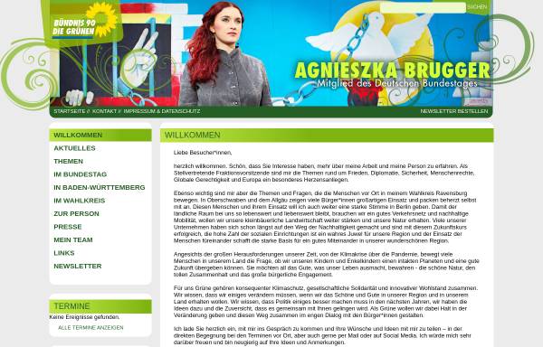 Vorschau von www.agnieszka-brugger.de, Brugger, Agnieszka (MdB)