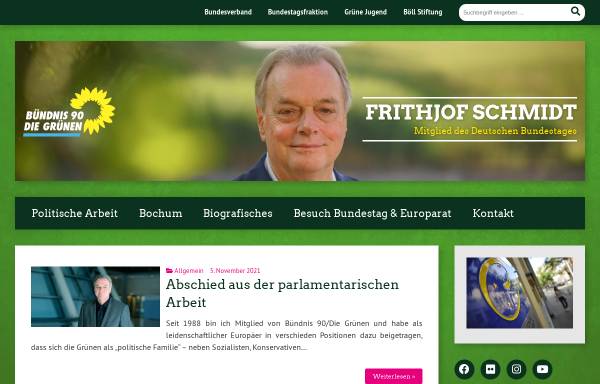 Vorschau von www.frithjof-schmidt.de, Schmidt, Frithjof (MdB)
