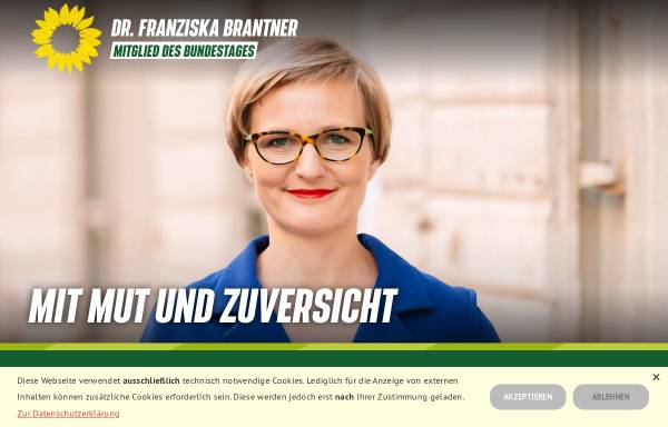Vorschau von www.franziska-brantner.eu, Brantner, Dr. Franziska (MdB)