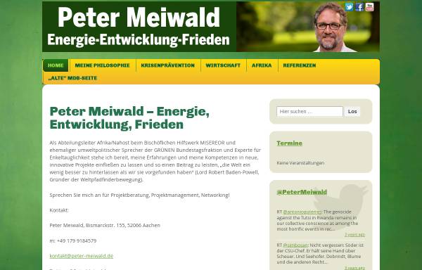 Vorschau von www.peter-meiwald.de, Meiwald, Peter (MdB)