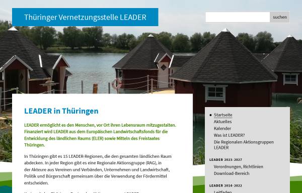 Vorschau von www.leader-thueringen.de, LEADER in Thüringen