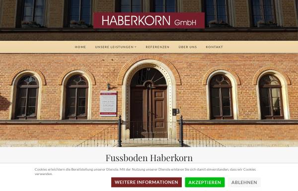 Vorschau von www.fussboden-haberkorn.de, Haberkorn GmbH, Neudietendorf