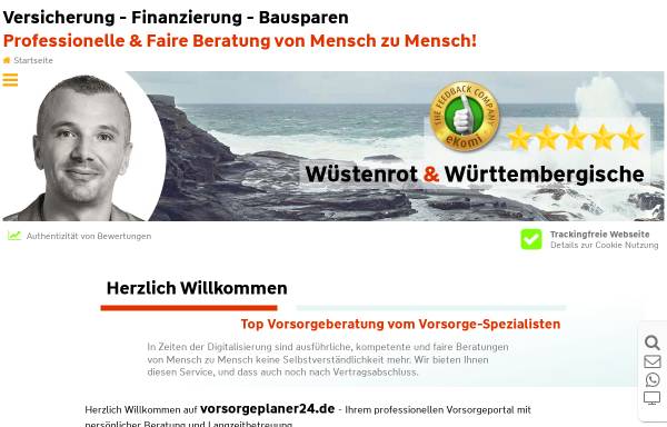 Vorschau von www.vorsorgeplaner24.de, Tino Luft - Generalagentur der Wüstenrot & Württembergische