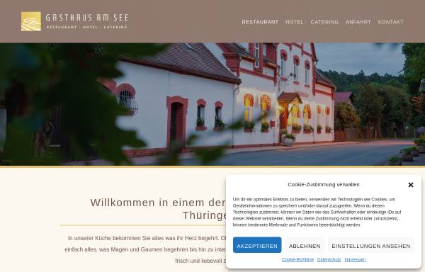 Vorschau von www.gasthaus-am-see-hainspitz.de, Gasthaus am See