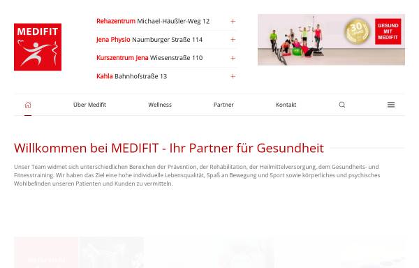 Vorschau von www.medifit-jena.de, Medifit Jena GmbH Jena & Kahla