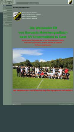 Vorschau der mobilen Webseite www.svufeld.de, SV Untermaßfeld e.V.