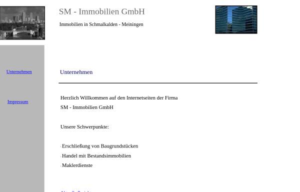 Vorschau von www.immobilien-sm.de, SM - Immobilien GmbH
