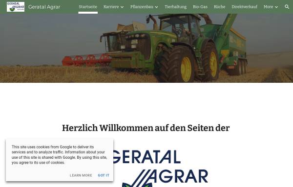 Vorschau von sites.google.com, Geratal Agrar GmbH & Co. KG, Andisleben