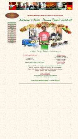 Vorschau der mobilen Webseite www.pizzeria-punjabi-buttelstedt.de, Pizzeria Punjabi
