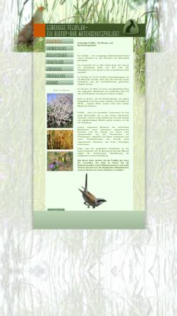 Vorschau der mobilen Webseite www.feldflur.de, Lebendige Feldflur - Ein Biotop- und Artenschutzprojekt