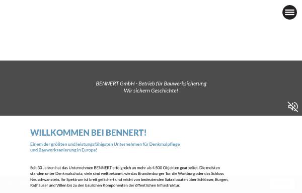 Vorschau von www.bennert.de, Bennert GmbH Klettbach