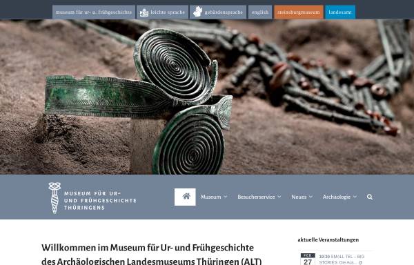 Vorschau von www.spuren-der-eiszeit.de, Spuren der Eiszeit in Thüringen