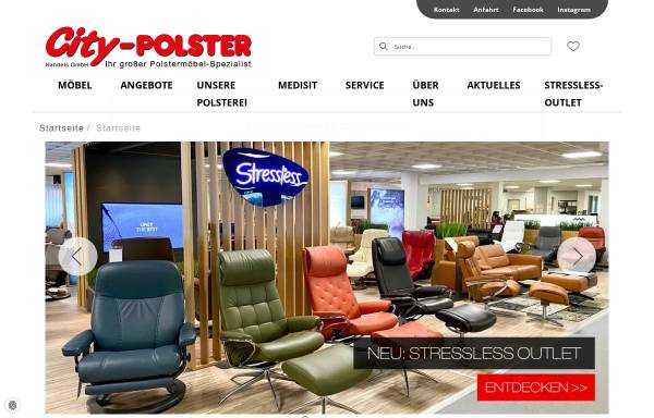 Vorschau von city-polster.de, City-Polster Handels GmbH