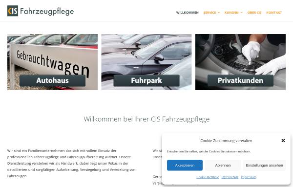 Vorschau von www.cis-fahrzeugpflege.de, CIS Fahrzeugpflege