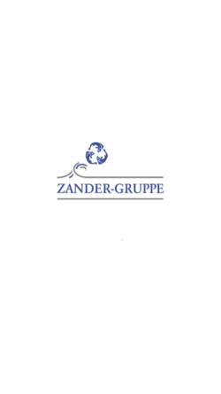 Vorschau der mobilen Webseite zander-gruppe.de, Zander-Gruppe