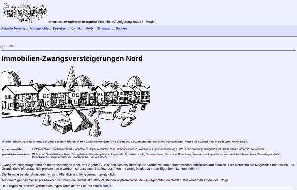 Vorschau von www.immobilien-zv.de, Immobilien-Zwangsversteigerungen Nord