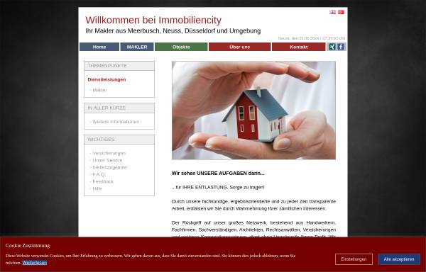 Vorschau von www.immobiliencity.com, Immobiliencity by Kai Wolter