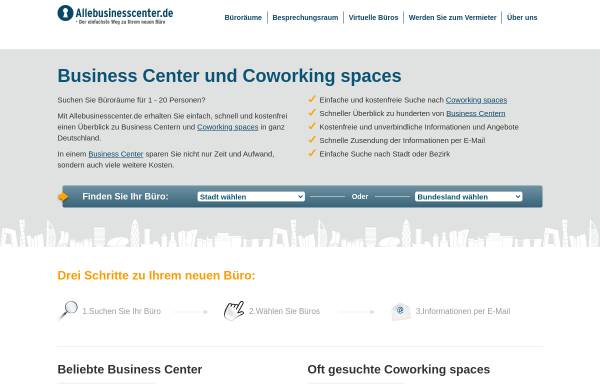 Vorschau von www.allebusinesscenter.de, AlleBusinessCenter.de
