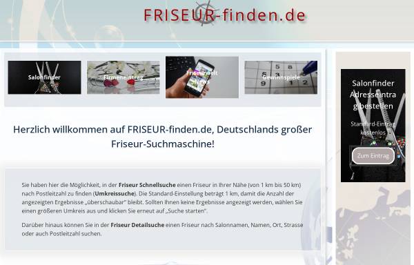 Vorschau von www.friseur-finden.de, Friseur-finden.de