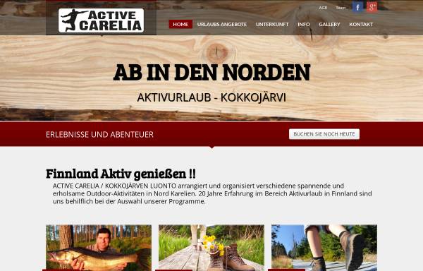Vorschau von www.aktiv-urlaub.ch, Ab in den Norden - Aktivurlaub Kokkojärvi
