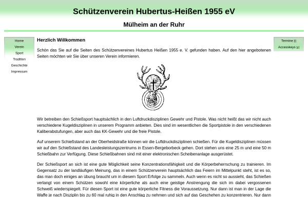 Vorschau von www.hubertus-heissen.de, Hubertus Heissen 1955 e.V.