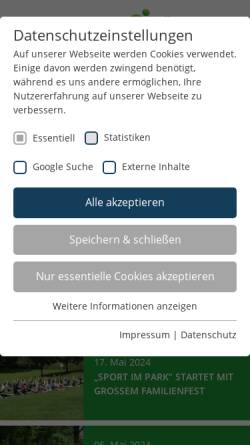 Vorschau der mobilen Webseite www.muelheimer-sportbund.de, Mülheimer Sportbund e. V.