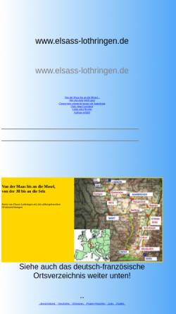 Vorschau der mobilen Webseite www.elsass-lothringen.de, Elsass-Lothringen.de