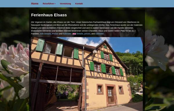 Vorschau von www.oberbronn.de, Ferienhaus im Elsass